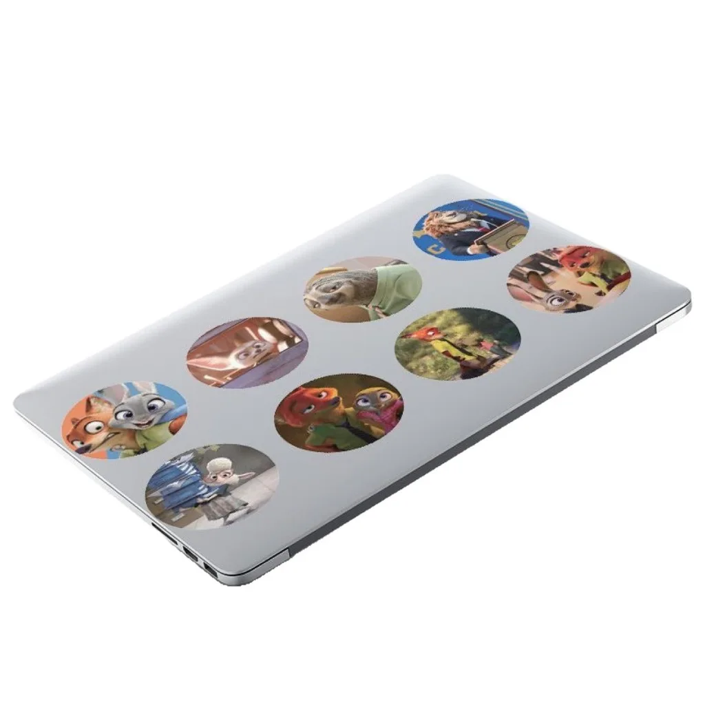 500 قطعة/لفة ملصقات Zootopia مجموعة ملصقات لطيفة على شكل شخصية مكافأة الطالب وملصقات الحمد ملصق حلوى للحفلات الكرتونية #5