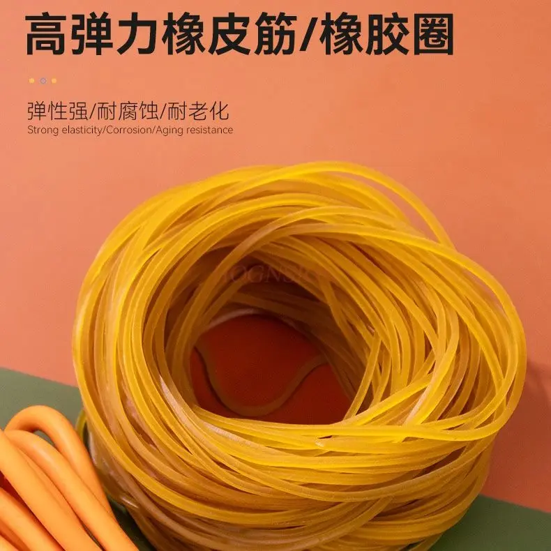 1700pcs/lot Durable rubber band, cowhide rubber band, latex ring, disposable high elasticity rubber band for office and