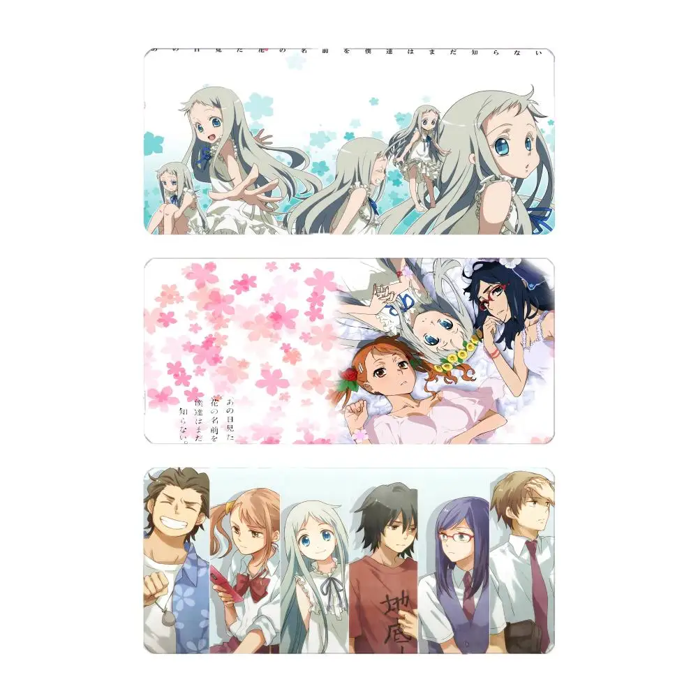 Warm Emotional Anime A-Anohana The Flower We Saw That Day Mouse Pad Mousepad Large Gaming LockEdge Thickened PC Table Desk Mat
