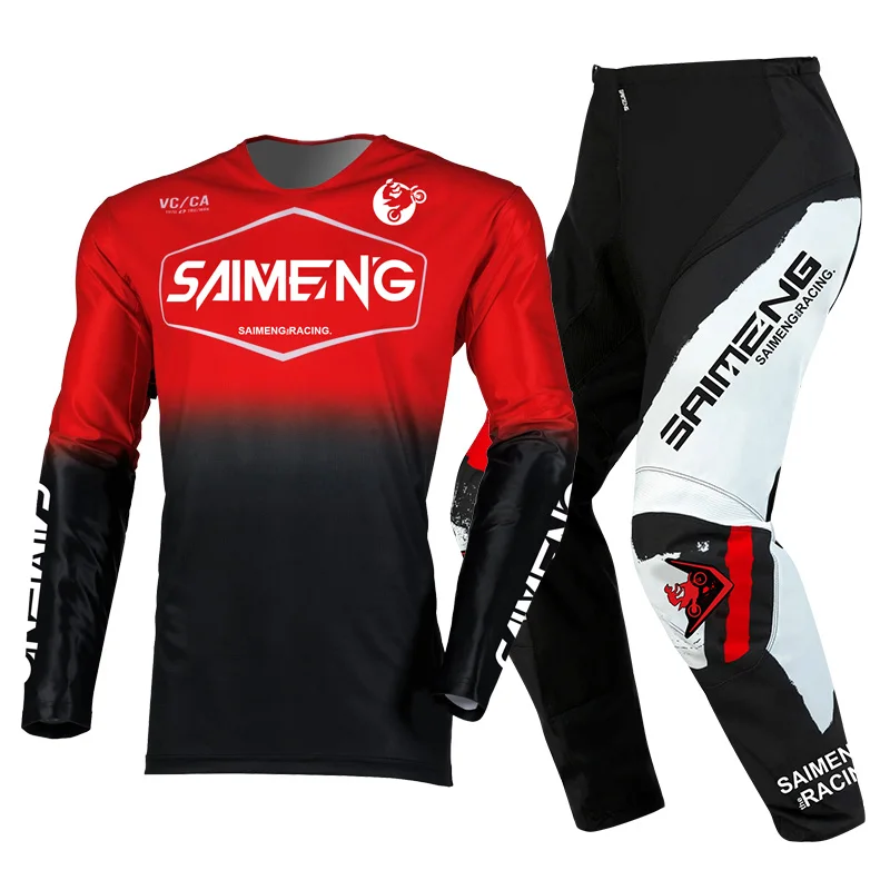 motocross jersey and pants child boy girl 5 6 7 8 9 10 11 12 13 14 15 years old MX Off-road MTB Combo for Kids gear set racing