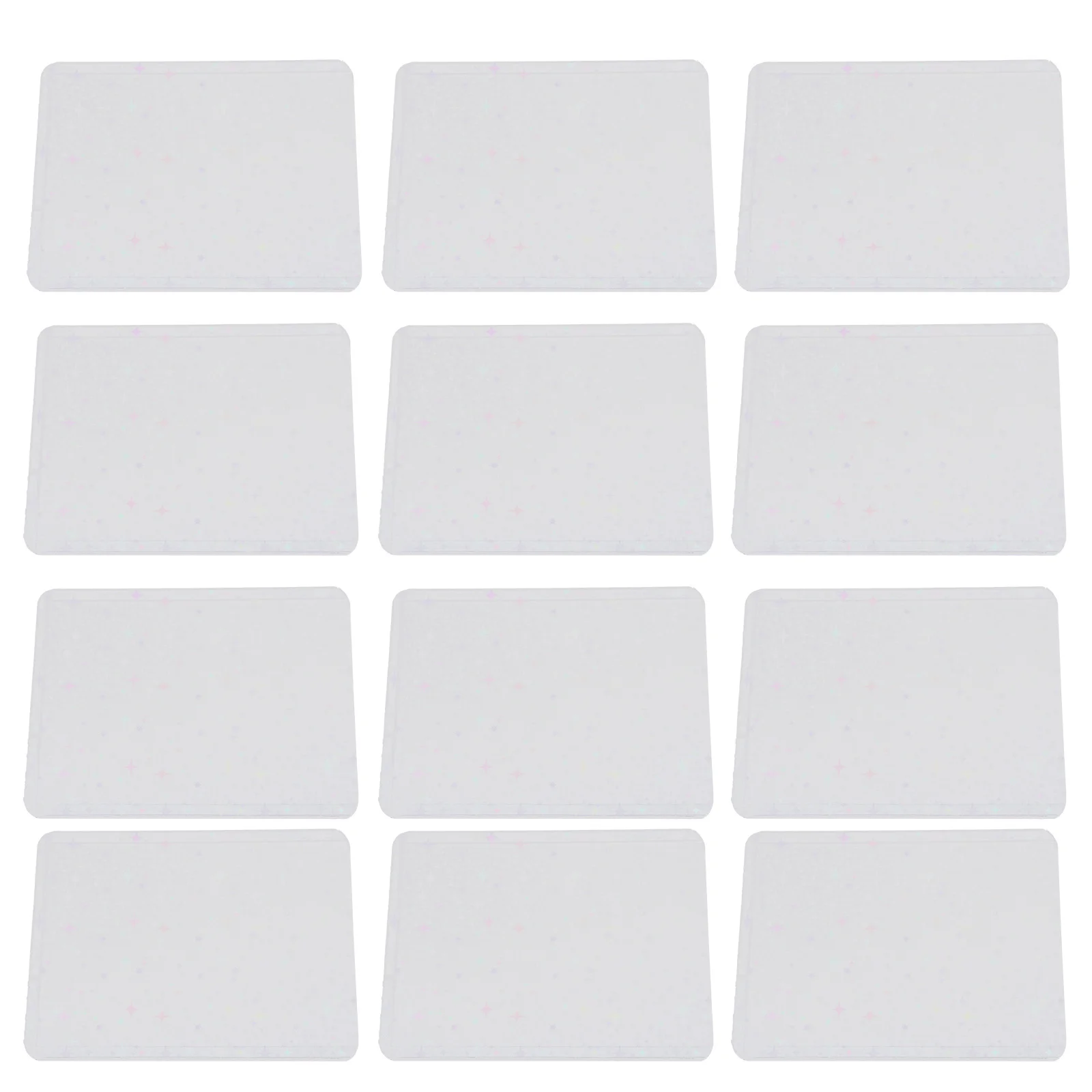 

50Pcs Cards Sleeve Protectors Transparent Simple Design for Game Trading Business Cards Card Sleeves
