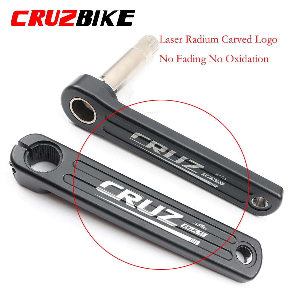 CRUZbike Road Bike Crankset 155/160/165/170/172.5/175mm Crank 9/10/11/12 Speed Double Chainring with Bottom Bracket