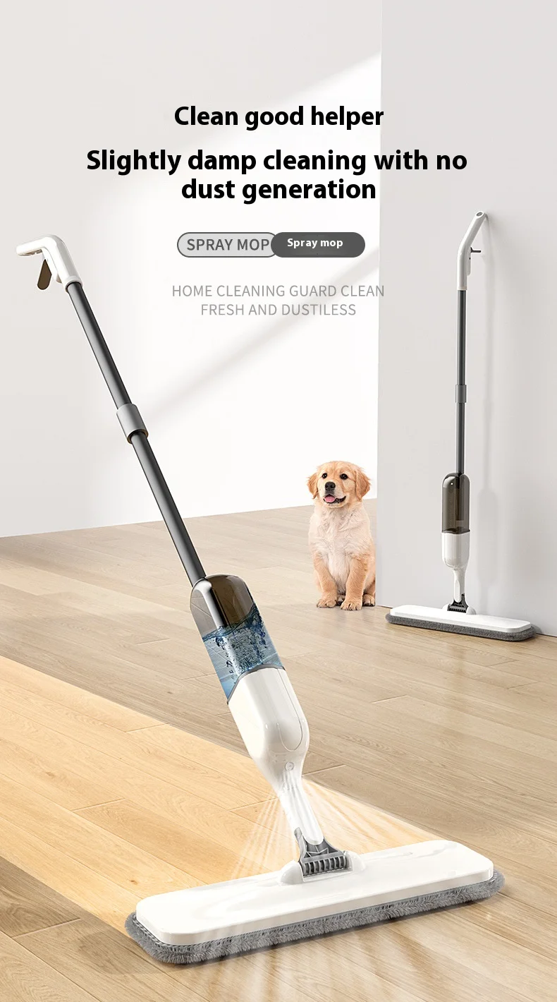 Lazy Cleaning Flat Mop mit Wassertank Mikrofaser Steam Spray Mop