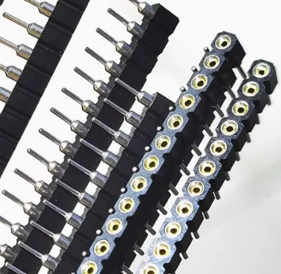 FreeShip 10pcs Round Female Pin Headers 1x40P  2.54mm High Quality 1*40Pin strip