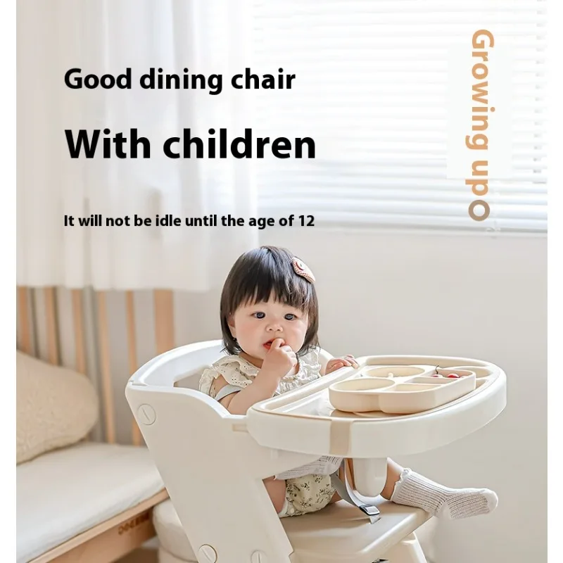 كرسي طعام للأطفال، مقعد أطفال منزلي، طاولة طعام عالية الساق، كرسي تعلم متعدد الوظائف