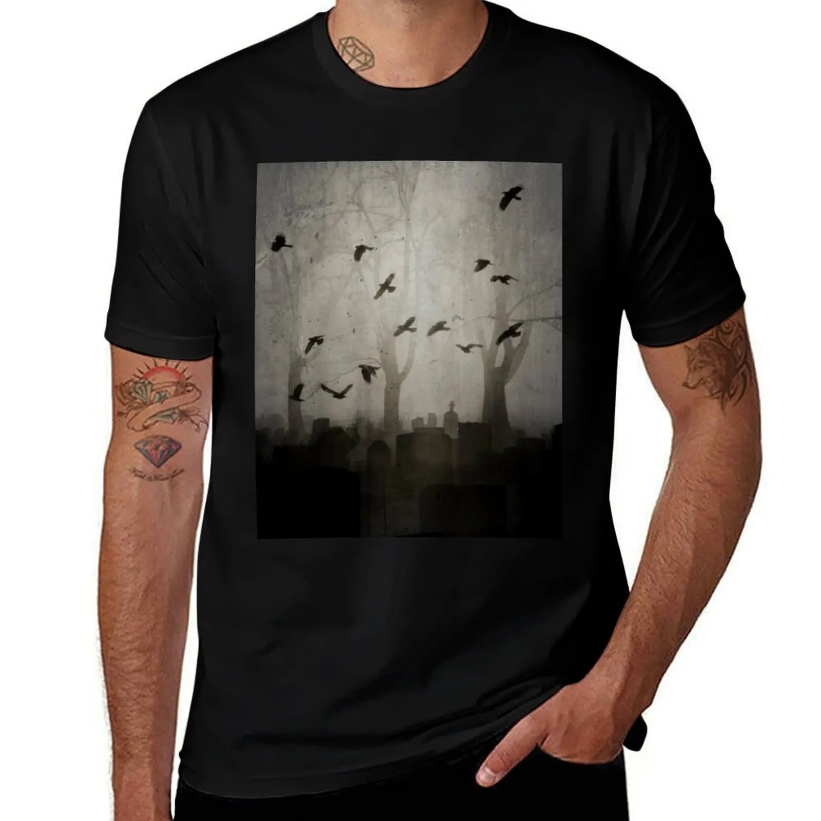 Graveyard Dance T-Shirt man t shirts cotton T-Shirt