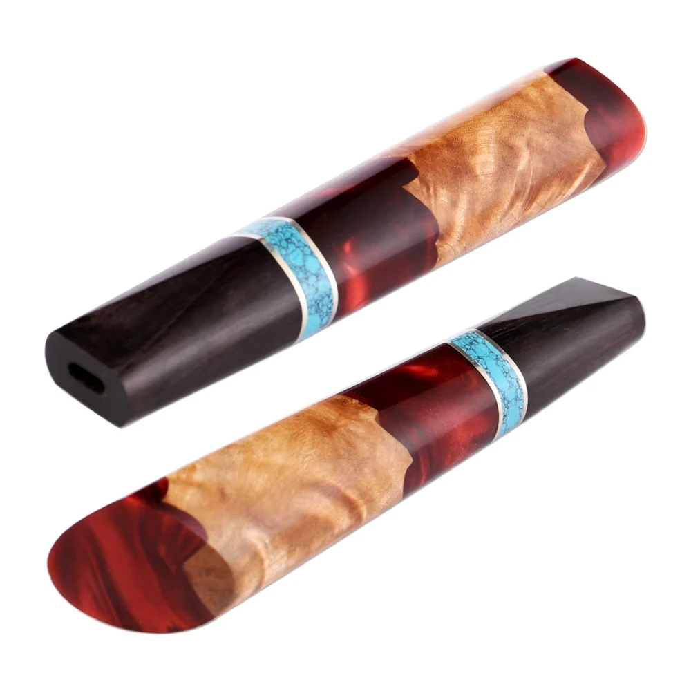Japanese Exquisite Stabilized Wood Resin Handle Heart-shaped Knife Handle DIY Chef Kitchen Knife Factory Customized Knife Handle view 5
