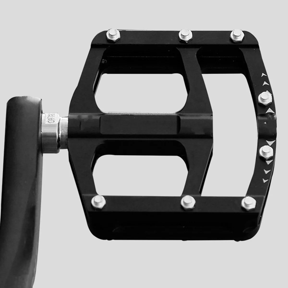 

1Pair Mountain Bike Pedal Aluminum Alloy Non-Slip Flat Platform Pedal High Lubrication Quick Rotation Durable for Outdoor