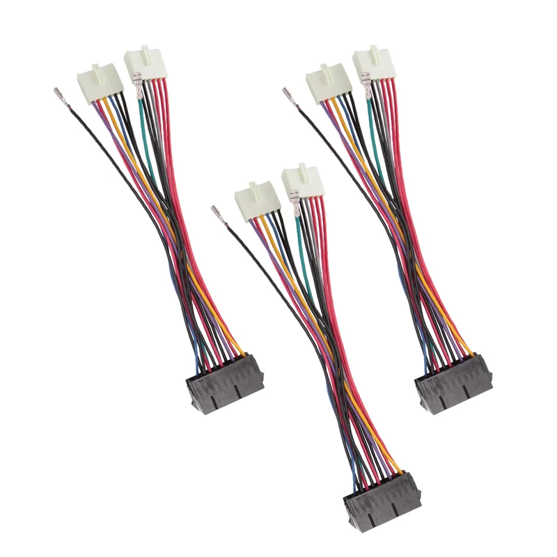 A23F-20Pin ATX To 2-Port 6Pin AT PSU Converter Power Cable 20 Pin ATX To AT Power Cable 20Cm For 386 286 486 586 Old Computer