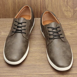 7-13 casual  men shoes fashion comfortable 2024 brand leather loafer men