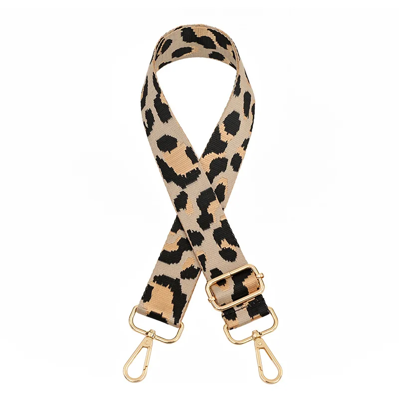IGNICASE New  Leopard Print Bag Shoulder Strap One Shoulder Oblique Span Adjustable Replacement Long Shoulder Strap Accessories