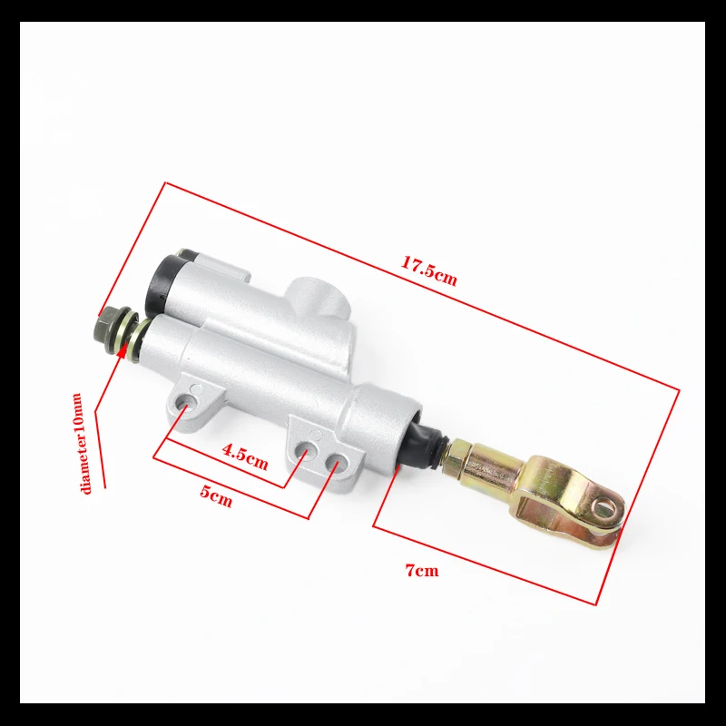 Bomba de cilindro maestro de freno hidráulico de pie de reacondicionamiento trasero de alta calidad para motocicleta Suzuki Kawasaki Honda Dirt Pit Bike ATV