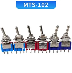 MTS-102 3 foot 2 rocker switch gear MTS 102 toggle switch toggle switchButton switch MTS-102 Rocker arm switch 3-pin