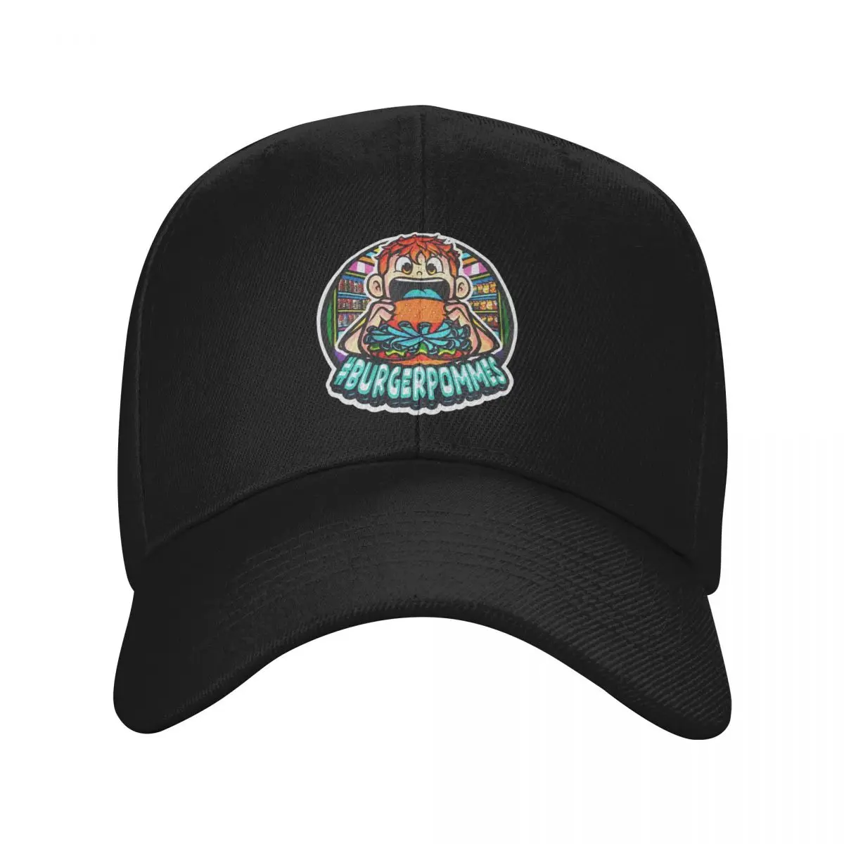 

LukasBS Burgerpommes Hat Adult Hip-Hop ICrimax Game Hat Trucker Hat Dad Hat Breathable Polyester Baseball Caps Summer