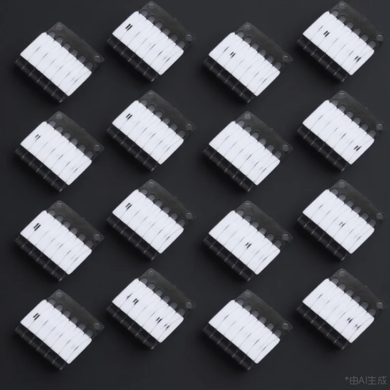 

100Pcs Black Plastic Fixing Accessories Set for Lace Wigs Good Durability Fine Workmanship Caps Clips Comb