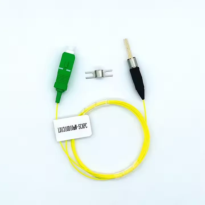 1310nm 10mw الألياف ليزر ديود 2.5G DFB-LD عالية الطاقة DFB ليزر ديود مع ضفيرة