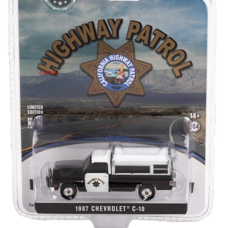 

1:64 1987 Chevrolet Chevrolet C-10 - California Highway Patrol Collection Toy Gift Model Wall Hanging
