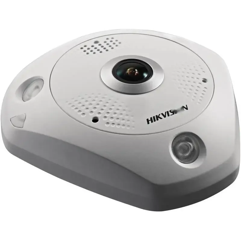 2025/HK VISION CCTV  DS-2CD63C5G0-IVS Original Hik 12 MP IR Network Fisheye  DS-2CD63C5G0-IVS(1.29mm)(B) Built-in mi