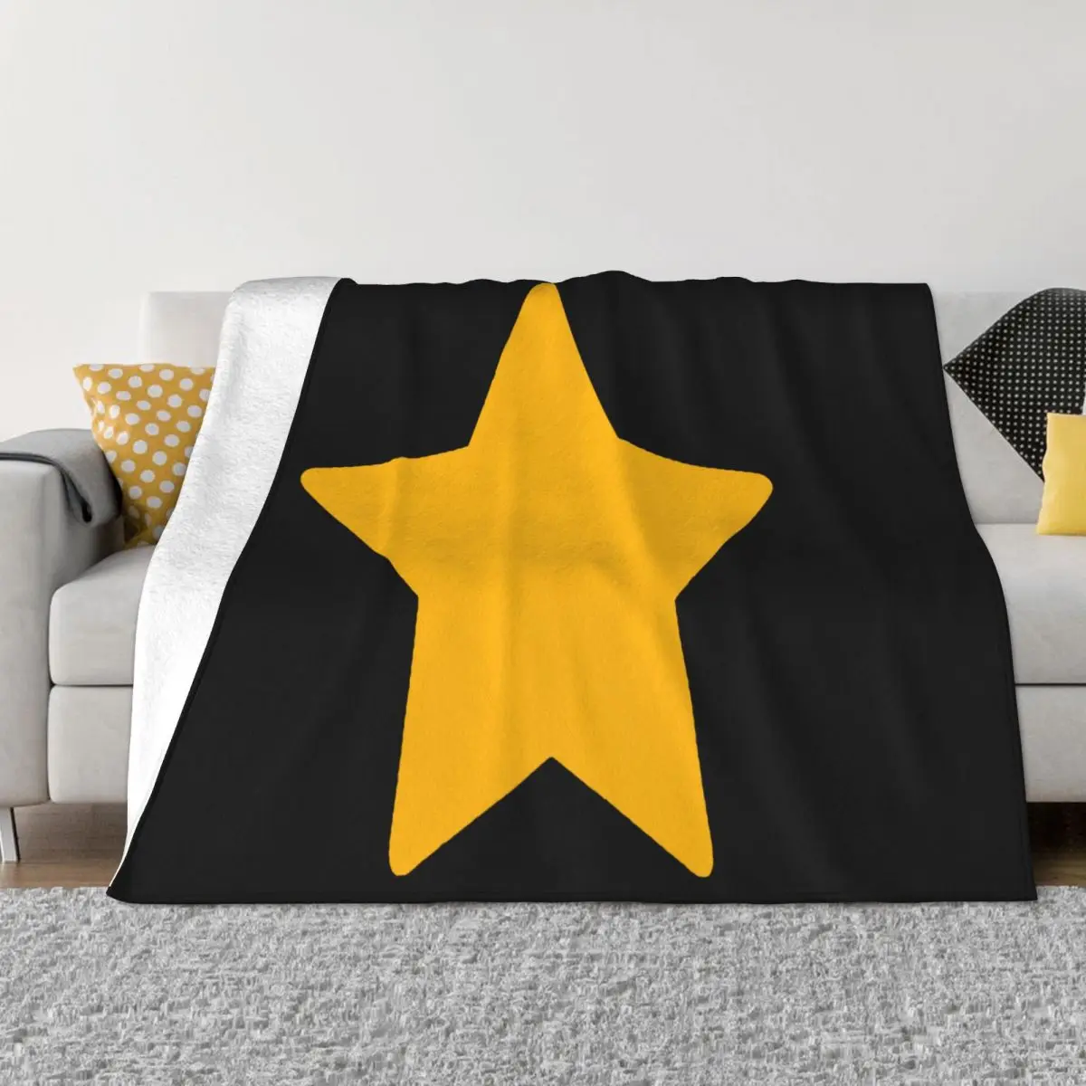 Steven Universe Yellow Star Adult Comedy Red Men Women Unisex 2914 Great Quality Throw Blanket