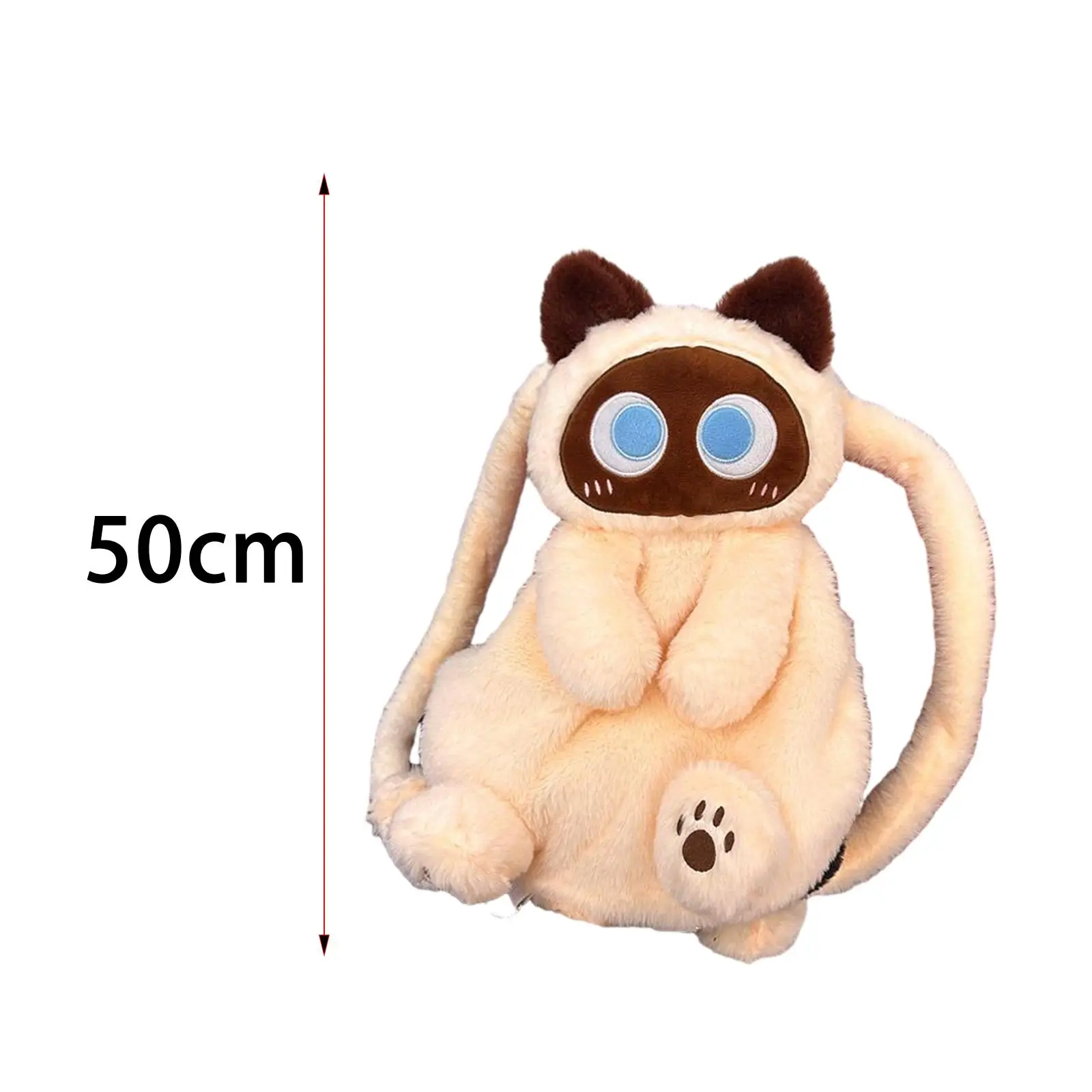 Cute Plush Animal Cat Backpack Schoolbag Daypack Rucksack Casual Soft Fashion