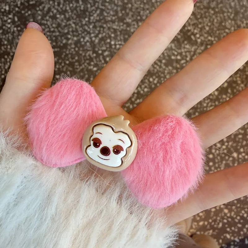 4 قطع دبوس شعر لطيف من Zootopia مشبك شعر فتاة الفاكهة الكرتونية، مشبك شعر لطيف للأطفال، شعر عصري #5