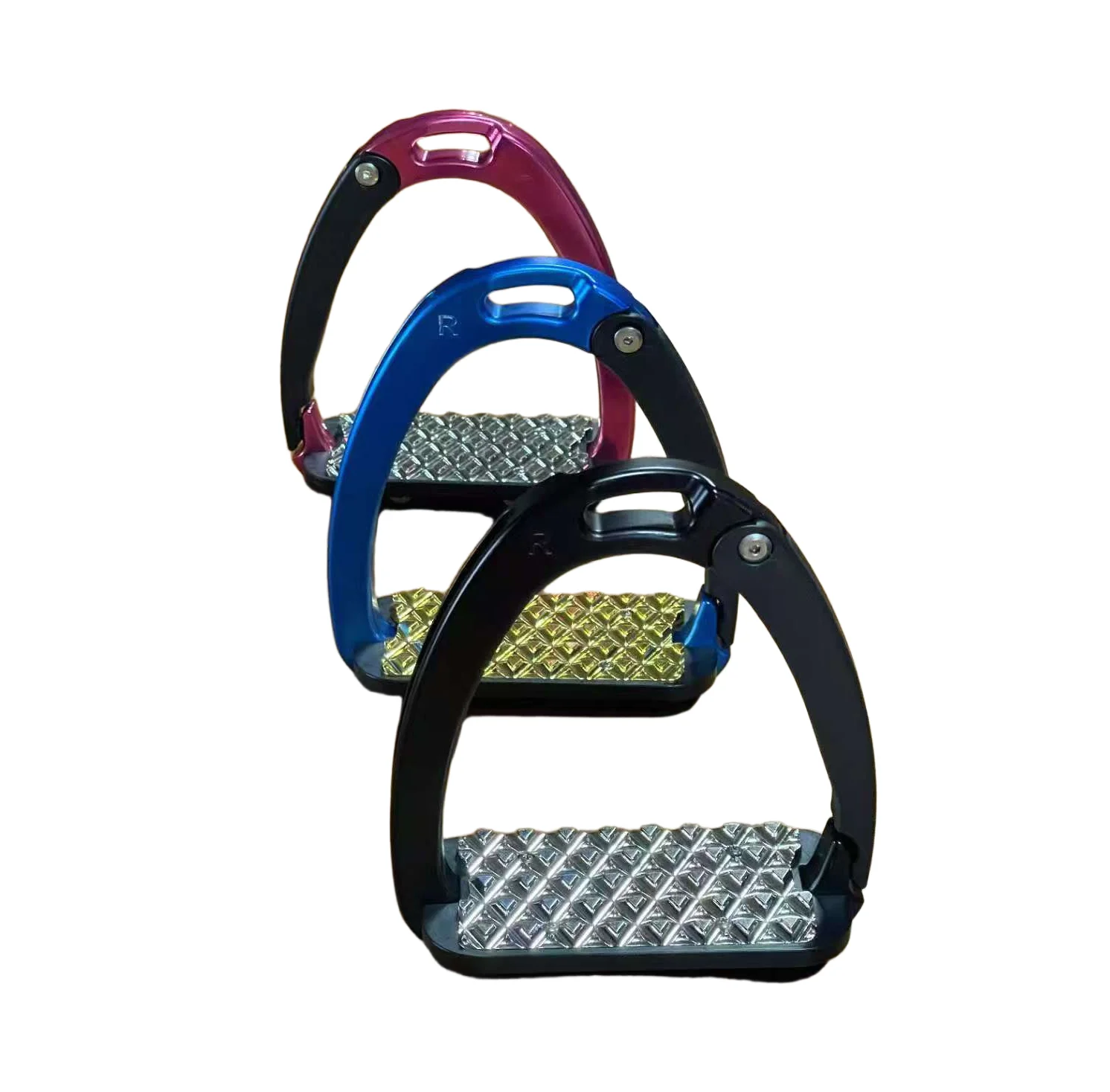 ركاب حصان آمن من الألومنيوم، مقاس 12.5 سم لركوب الفروسية #2