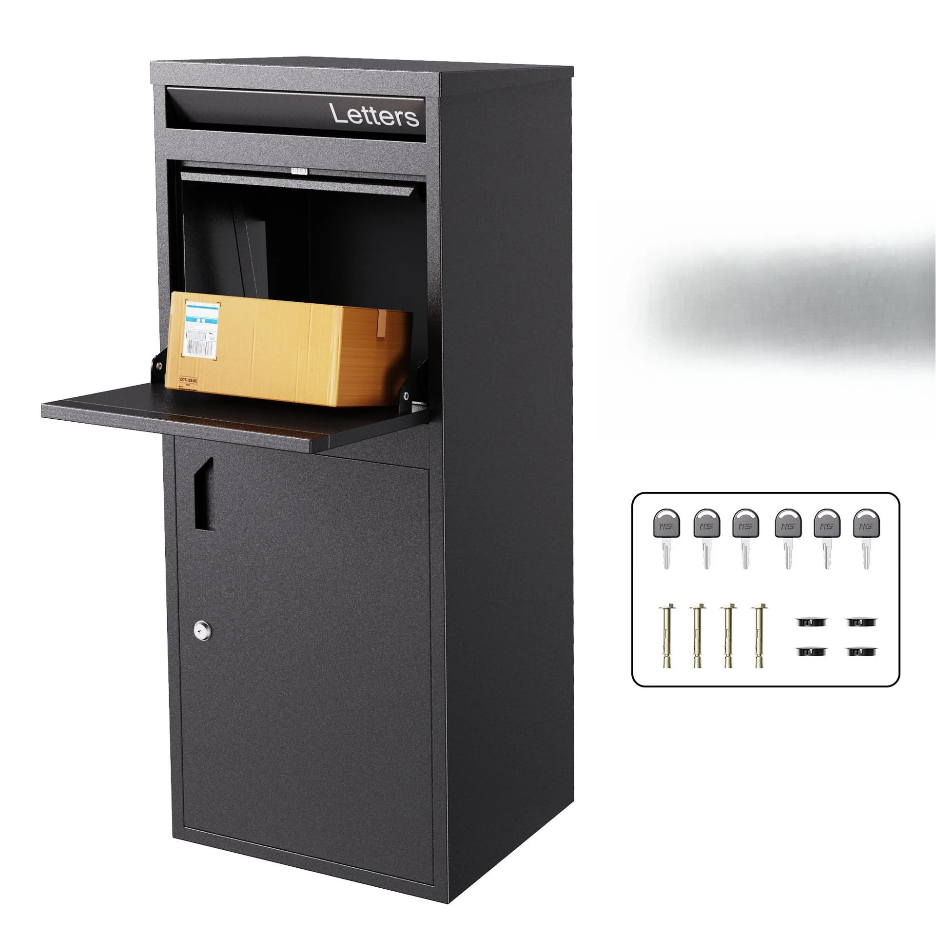 

Foreign trade household door express delivery cabinet personal inbox outdoor storage cabinet anti-theft temporary storage