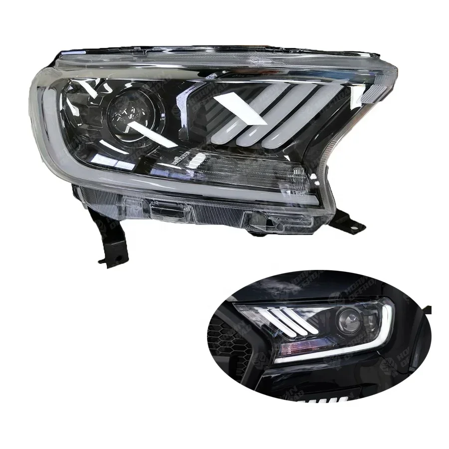 

Popular Hot sell Bright Running Light LED Lens Headlight Car Front Lamp For Everest 2015+