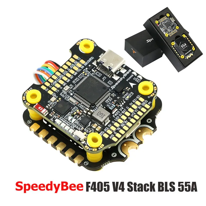 Speedybee F405 V4 Bls 55a/60a 30X30 Fc & Esc Flight Controller Stack Blhelis 55a/60a 4in1 Esc Voor Fpv Freestyle Drones Diy Parts