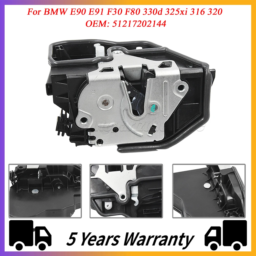 51217202144 New For BMW E90 E91 F30 F80 330d 325xi 316 320 RHD Front Right Door Lock Actuator