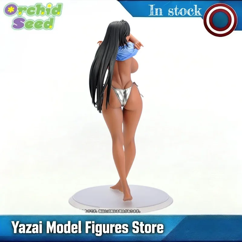 

В наличии: Оригинальная фигурка Orchid Seed Chichinoe YOUNG HIP Cover Gal Black Sun 1/7, 24 см, ПВХ, аниме-фигурка, игрушка, подарок, украшение