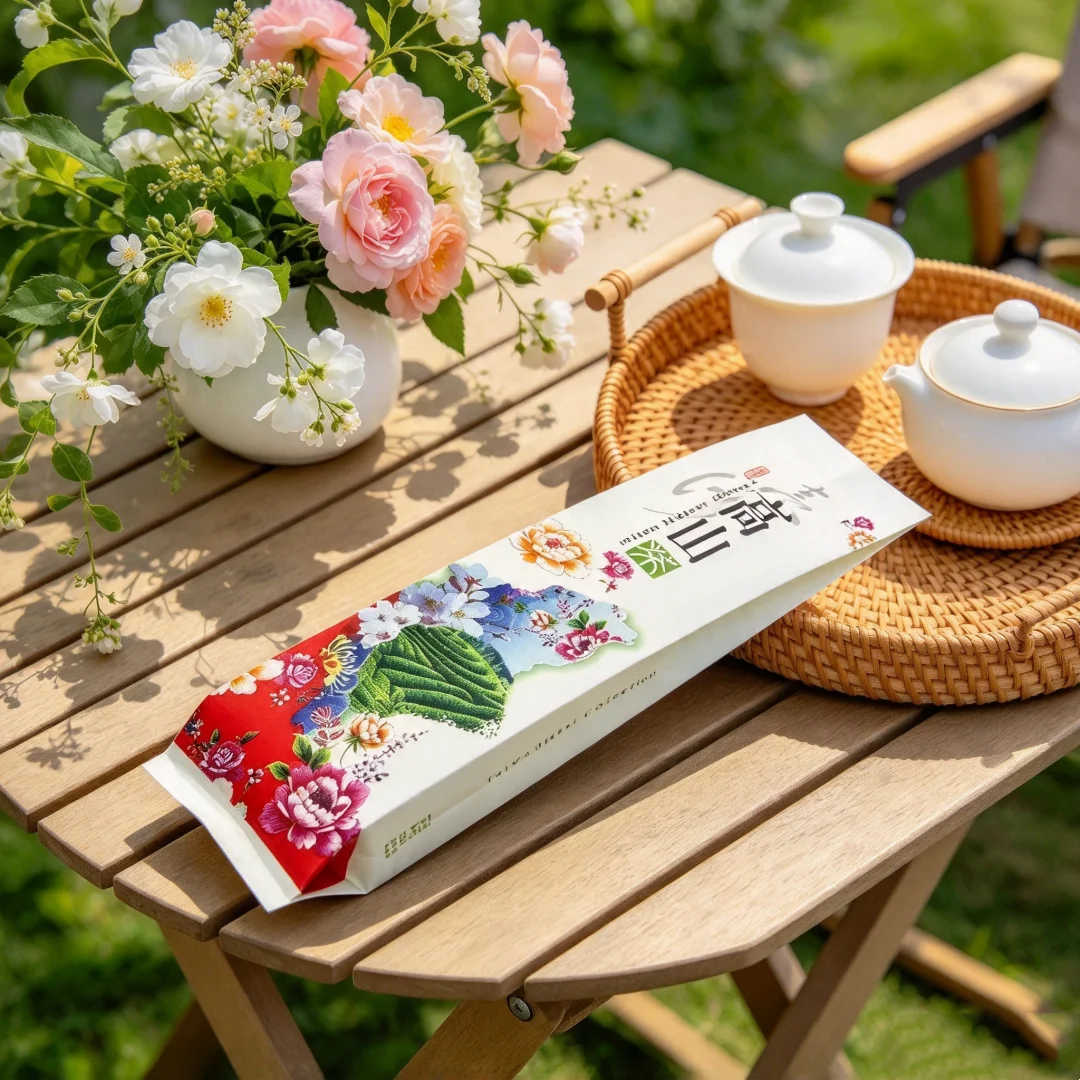 Taiwan Milk Oolong tea Bag Vacuum packaging bag China tea Plastic Bag Chinese tea Compression