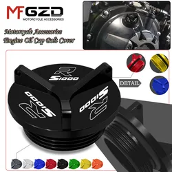 New Motorcycle Engine Oil Cup Oil Filler Cap For BMW S1000R 2013-2019 S1000RR 2009-2023 S1000XR 2014-2023 HP4 2012-2015 HP4 Race