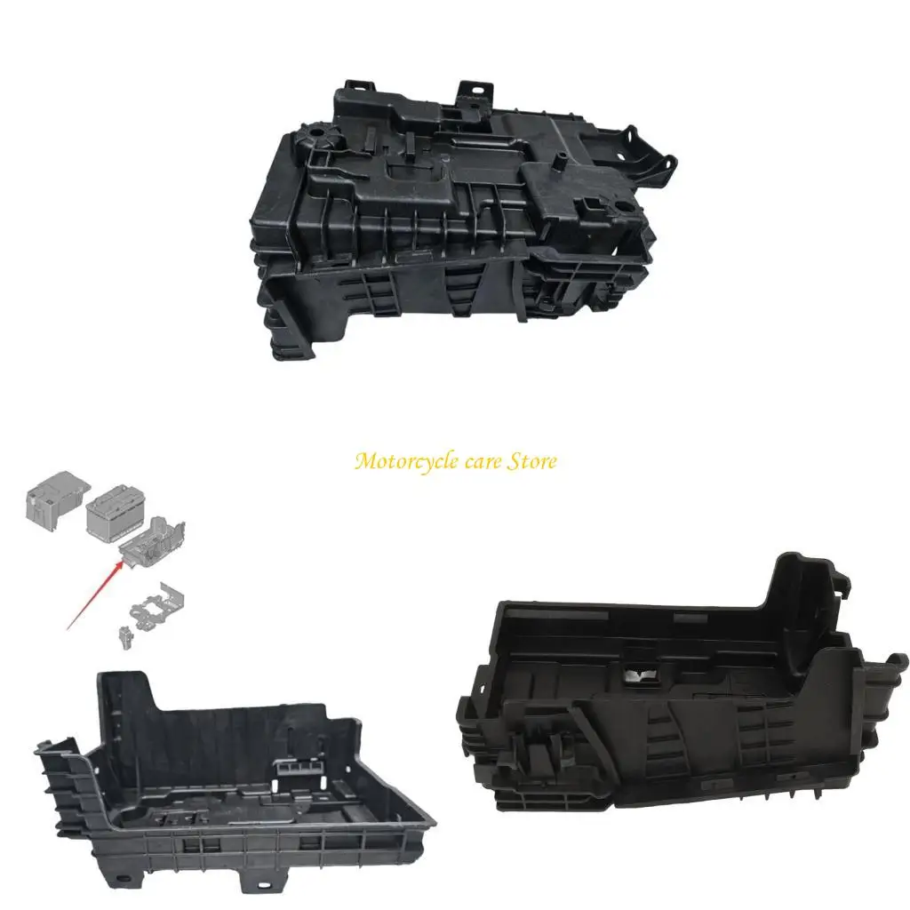 

U75F Car Battery Cover Slot Battery Holder Tray Replacement Battery Tray 9801801880 Automotive Accessories Easy Installation