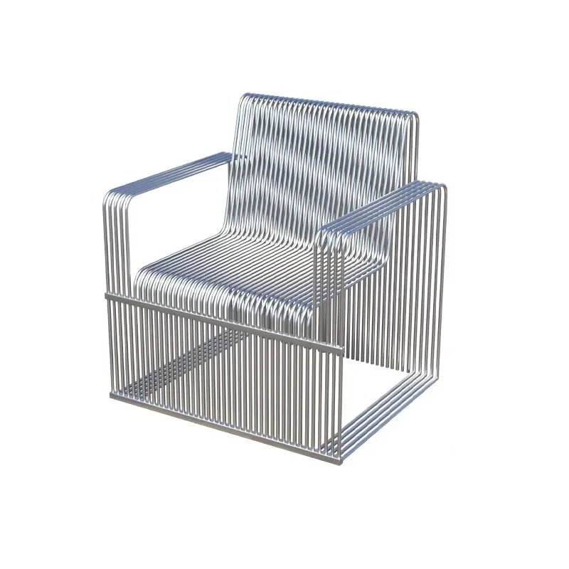 Modern Stainless Steel Sofa Table Set for Cafe Home Indoor Outdoor Use Simple Multi Purpose Furniture