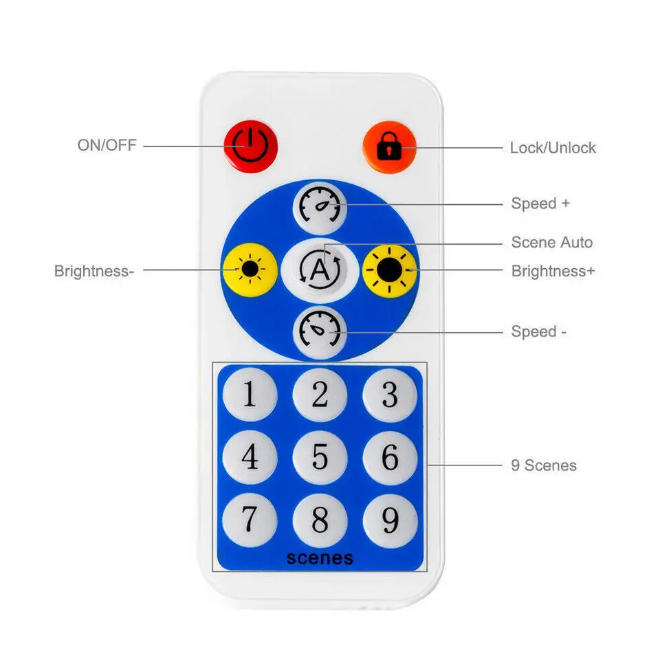 SP608E Bluetooth Controller Remote 8 Output for WS2811 WS2812B WS2813 WS2815 led strip