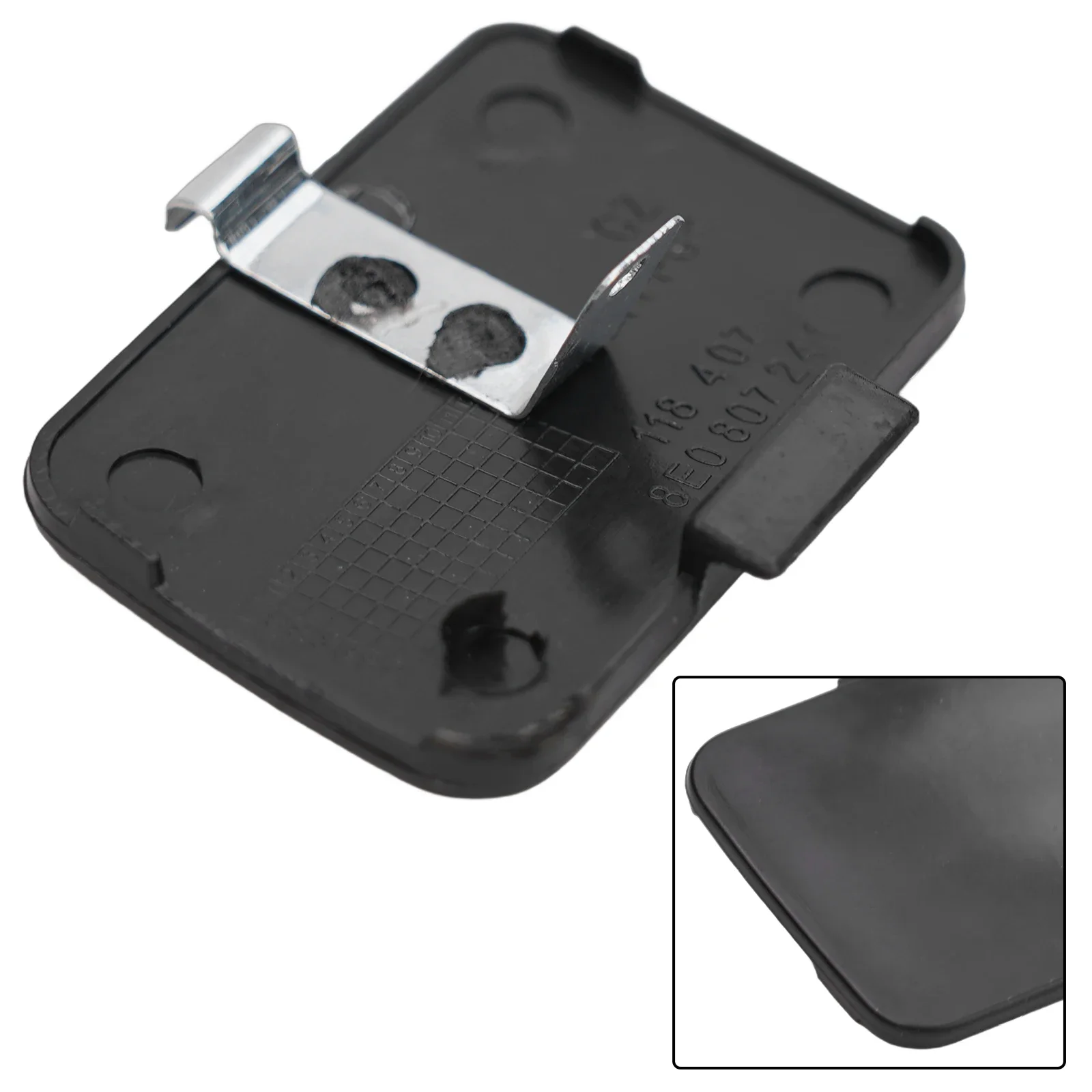 

Tow Hook Cap Towing Eye Cover Accessories Black Bumper Front Trailer Cover Vehicle Parts Replacement Quality Useful