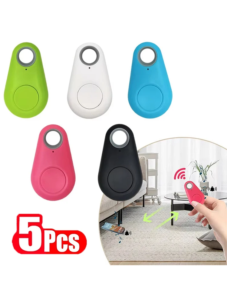 1-5pcs Draadloze Mini GPS Tracker Anti-verloren Alarm Sleutel Kind Tas Portemonnee Finder Bluetooth APP Locator Smart Tag Voor Ios En Android - afbeelding 2