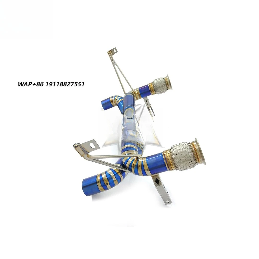 Titanium Exhaust for Huracan EVO/STO/Performante/Tecnica 5.2L V10 Performance Exhaust Straight Pipe X-pipe