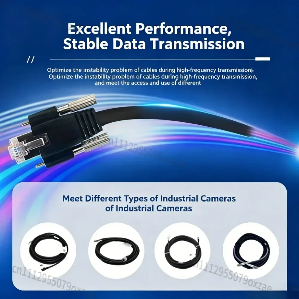 HIKROBOT Original MV-ACG-RJ45s Gigabit Cat5e Industrial Camera Cable Suitable for Hikvision Machine Vision Cameras