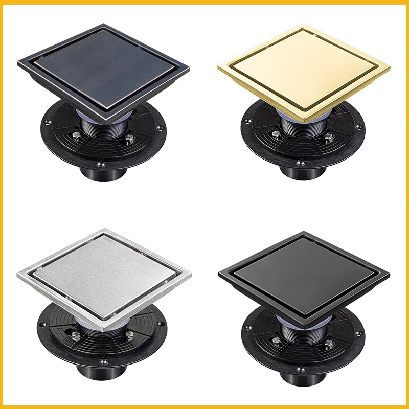 Imagem -04 - Dreno de Piso de Invisível Desodorante Quadrado Filtro de Lixo Dreno de Chão de Chuveiro Filtro de Água Acessórios do Banheiro Aço Inoxidável