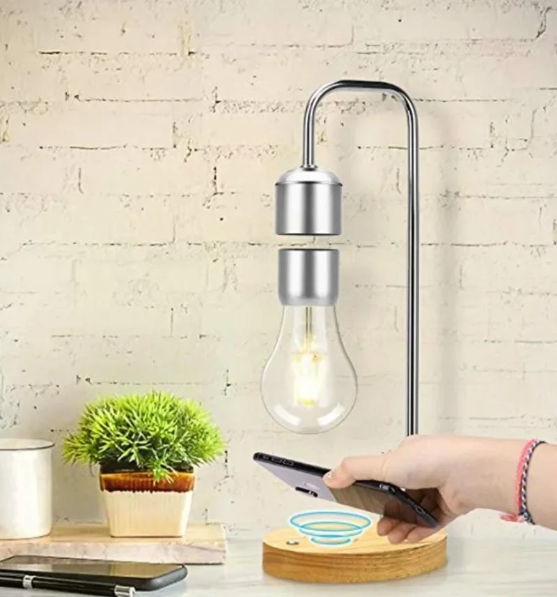 New idea dropship hot promotional item best gadgets electronic levitating magnetic floating table lamp