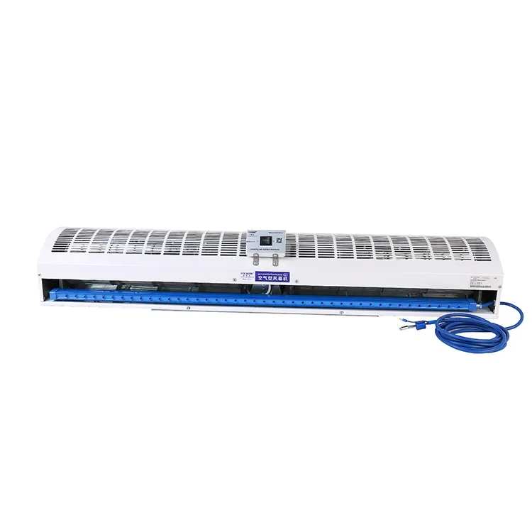 Split ion air curtain machine, dust removal and static electricity removal at the entrance