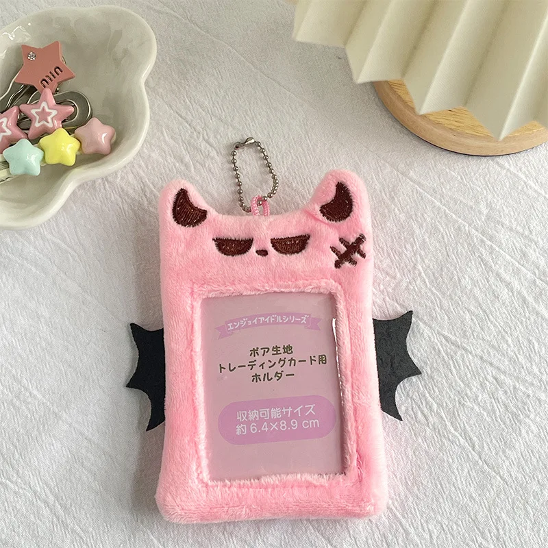 الأرجواني الوردي الشيطان بطاقة كم Photocard عرض قلادة، بطاقة وجبة، بطاقة الحافلة، حامل بطاقة معرف الطالب Taiyaki هدايا المشجعين #5