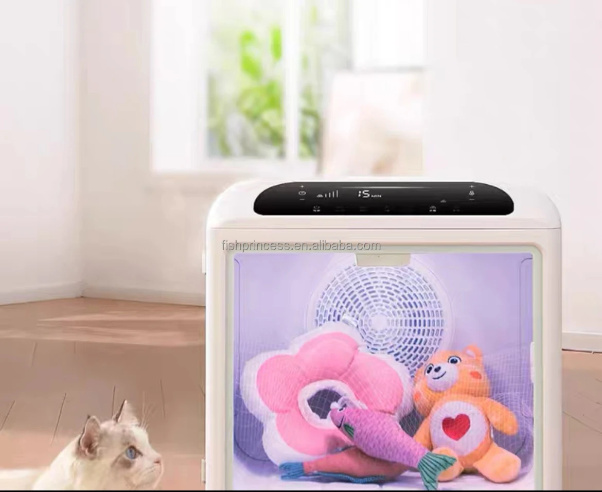 สมาร์ทมืออาชีพผลิตภัณฑ์กรูมมิ่งสัตว์เลี้ยงเครื่องเป่าผมเป็นมิตรกับสิ่งแวดล้อมวัสดุ Abs กล่องขนาดใหญ่เตาอบแห้งสัตว์เลี้ยง