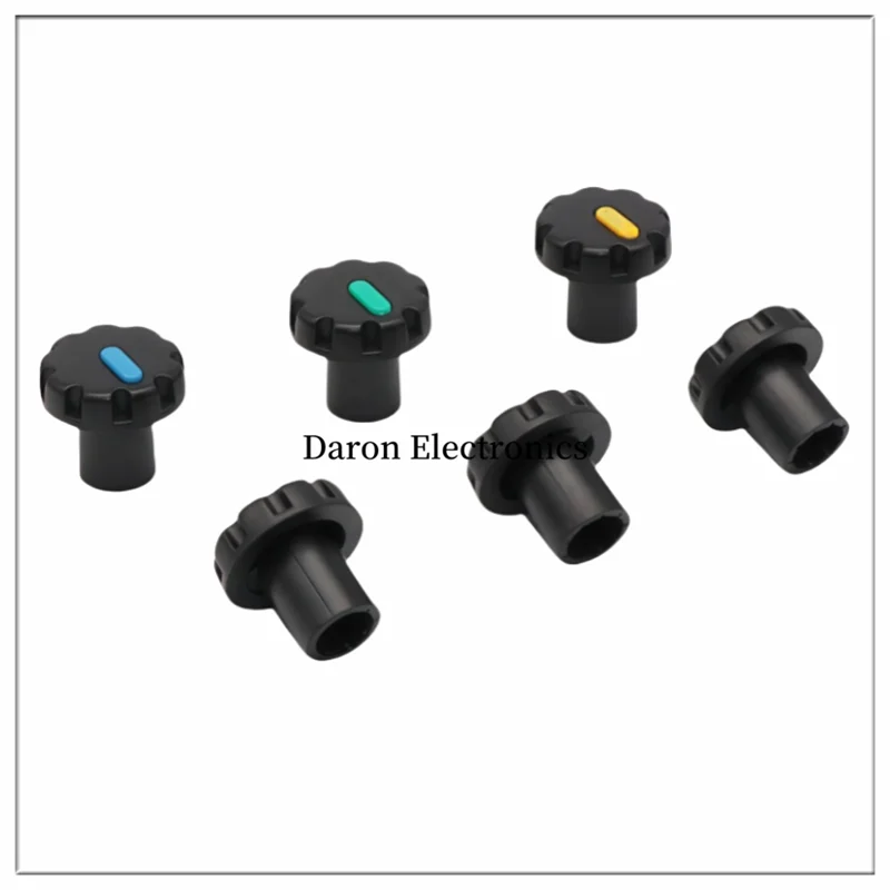 10PCS Two-color plastic knob 15*14 Potentiometer knob cap Volume adjustment switch cap