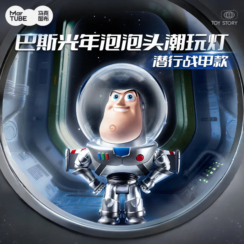 

Disney Toy Story Buzz Lightyear Space Ranger Decorations Animation Around Art Movable Toy Nightlight Collection Ornament Gifts