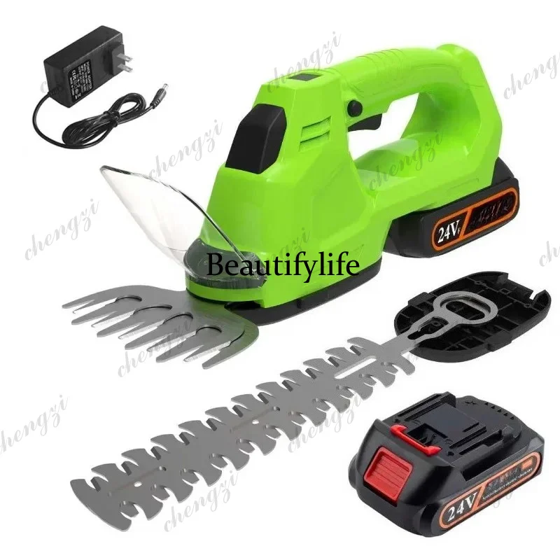 A81 Cordless Hedge Trimmer Electric Handheld Pruning Shears Lithium Battery Powered Garden Grass Cutter Tool view 3