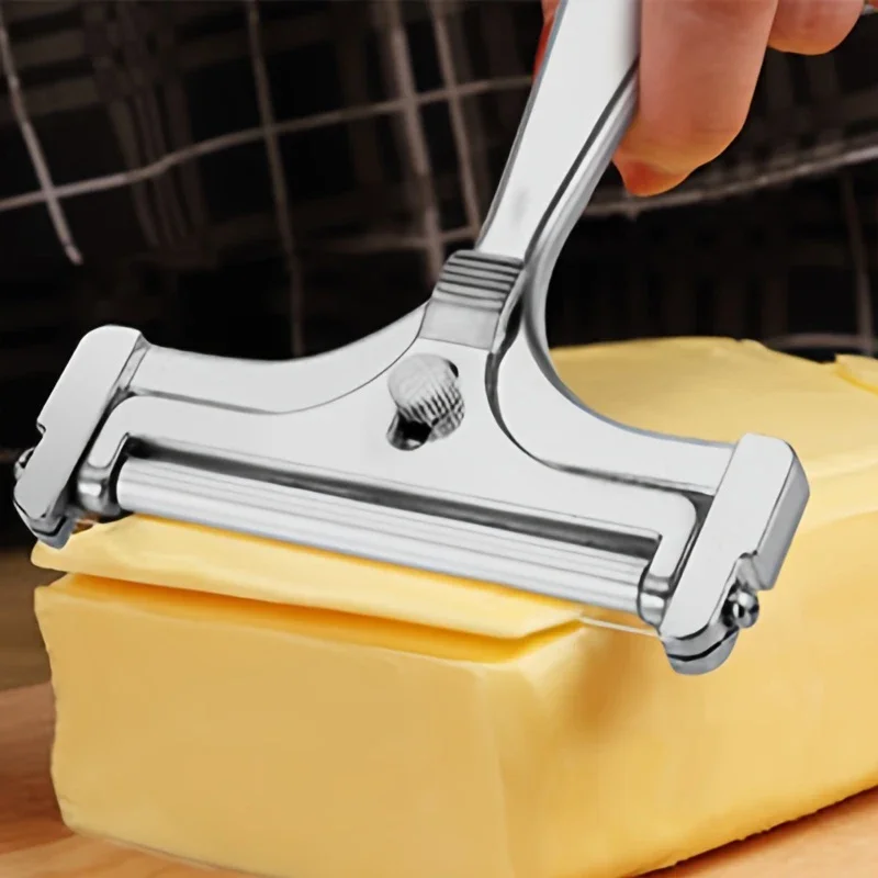 Cheese Slicer Cheese Scraper with AdjustableThickness Butter CheeseShaver ButterSlicer Multi-purpose KitchenTool