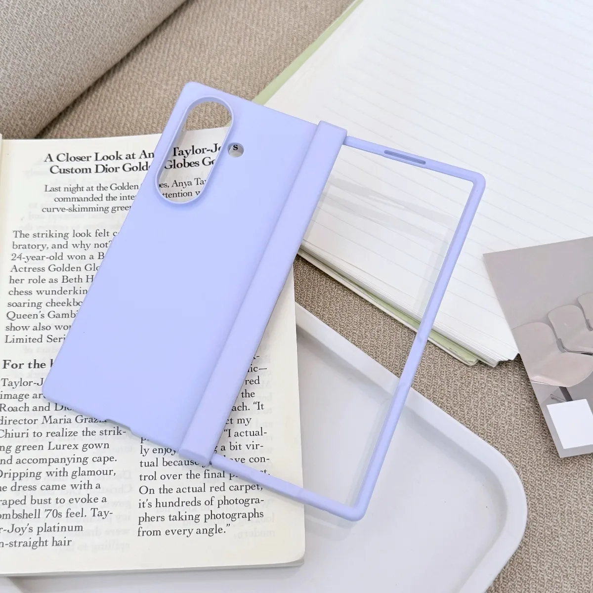 Einfarbige Macaron Handyhülle für Samsung Galaxy Z Fold 7 6 5 3 4 Fold7 Fold6 Fold5 Fold4 5G Scharnier-Schutz Hartschalen-Cover